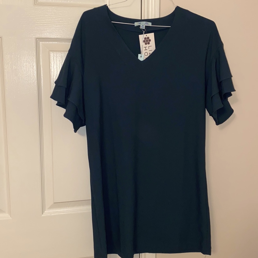 Dark Green Dress by She + sky